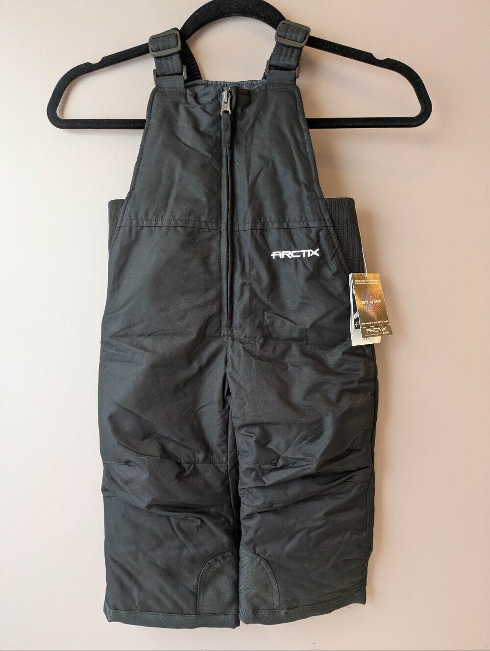 Arctix Bib Black 2T NWT